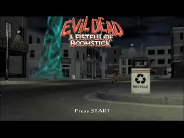 Evil Dead A Fistful of Boomstick (USA) screen shot title